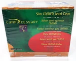 Compucessory Slim Cd/dvd 20 Jewel Cases Assorted Colors Brand New Sealed Box. Fixed Price $11.87.