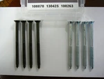 Ikea Pins Screws Hardware Part # 108870 / 100263 130425 Black Finish. Fixed Price $8.55.