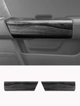 Black, Wood Grain Rear Door Handle Trim Cover Ford F150 2021+ (2-PIECES Set). Fixed Price $64.97.