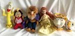 Disney Beauty And The Beast Plush Bean Bag Set Of 6 Mrs Potts Chip Cogsworth. Fixed Price $34.99.