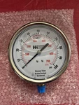 Weiss Instruments LF441-100-4L 0-100 Psi & Kpa 1/4" Liquid Filled Pressure Gauge. Fixed Price $35.00.