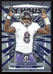 2023 Lamar Jackson Optic My House Silver Prizm #17 (H3212) $6 Max Ship. Fixed Price $5.00.
