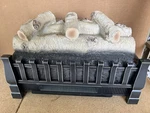Chimneyfree Huron Birch Log Set Fireplace W/ Infrared Heater No Remote. Fixed Price $89.99.