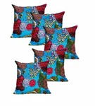 Set Of 5 Turquoise Fruit Print Cushion Cover Ethnic Throw Home D?cor Pillow Case. Fixed Price $32.39.