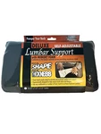 Deluxe Self-adjustable Lumbar Support With Memory Foam 12.5" 7.5" Black. Fixed Price $20.00.