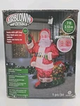 2019 Gemmy "photoreal" Inflatable Santa With Toy Bag 7FT Tested Lighted. Fixed Price $160.00.