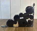 Ikea Ekby Mans Black Metal Wall Shelf Brackets Circles Dots 7" X 10" #20463 Nip. Fixed Price $19.99.