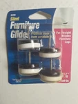 Silent Furniture Glides 1-1/8" 4 Pack Nail-on Waxman Soft White Round Slider. Fixed Price $8.99.