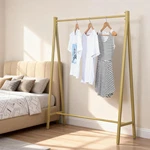 Gold Urban Iron Clothing Rack - 59" Modern Garment Display For Retail Use. Fixed Price $166.99.