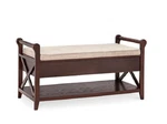 Threshold Vincent Wood Entryway Bench, Brown. Fixed Price $124.99.