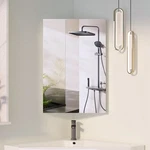 Bathroom Corner Medicine Cabinet With Mirror Wall Mounted Storage Shelf New. Fixed Price $80.99.