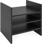 File Organizer For Desk, Fits Into Ikea Kalax Wood 4-TIER Black New. Fixed Price $33.83.