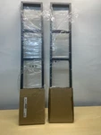 2 X Ikea Lerberg Dark Gray Metal Media Wall Mount Shelf Cd Dvd Video Game Rack. Fixed Price $69.00.