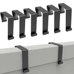 6 Pcs Office Cubicle Hangers Over The Door Hook For Partition Wall Metal. Fixed Price $22.16.