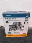 Duravent Pelletvent 3PVL-KHA Through-wall Stove Chimney Venting Kit, Incomplete!. Fixed Price $199.99.