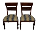 Ethan Allen British Classics Dining Side Chairs Carved Maple #29-6500 #260. Fixed Price $595.00.