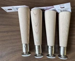 Waddell Round Wood Taper Table Legs 6" 2506. Fixed Price $20.96.