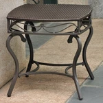 International Caravan Lisbon Wicker Contemporary Patio Side Table Free Shipping. Fixed Price $151.93.