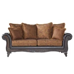 San Marino 2-TONE Chocolate Microfiber Sofa. Fixed Price $1199.99.