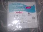 Con-tact Deluxe Clear Multipurpose Vinyl Covering 54" 9' New. Fixed Price $12.00.