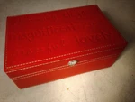 Studio Of Sandra Magsamen Jewelry Box Red - Words. Fixed Price $11.24.