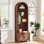 Hall Tree With Bench And Shoe Storage, Entryway Coat Rack. Fixed Price $165.00.