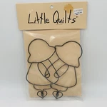 Little Quilts Wire Hangers For Displaying Small Quilted Items Set Of 2 Nos. Fixed Price $16.95.