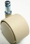 2" Chair Caster Wheel Chromcraft, Tan, 7/16" X 7/8" Or 11MM 22MM Grip Ring .... Fixed Price $36.94.