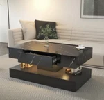 Modern Led Coffee Table 6.93 Large Living Room Furniture Rgb Light. Fixed Price $180.00.