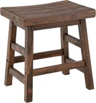 Rustic 20" Solid Wood Saddle Seat Barstool For Kitchen Island Dining Room. Fixed Price $86.99.
