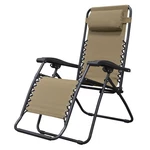 Caravan Sports Zero Gravity Outdoor Folding Patio Lounge Chair - Beige. Fixed Price $92.26.