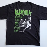 'klamydia' Band T-shirt Short Sleeve Gift Fan Black All Size AG2408. Fixed Price $24.99.