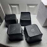 4PACK Bed Riser 4" Heavy Duty Furniture Lifts Table Couch Desk 6500LBS Black. Fixed Price $19.00.