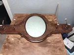 Ethan Allen Hall Mirror Coat Rack Old Tavern Pine 43 X22 Missing White Knobs. Fixed Price $101.25.