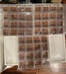 Melonboat 48 Pack Chair Leg Floor Protectors Square 1-1/2". Fixed Price $10.00.