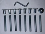Ikea Threaded Pins M8 65MM + Metric Sleeve Nuts Part # 100033 104864 Tool. Fixed Price $29.97.