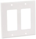 Leviton 80409 Nw 2 Gang Gfci Decora Wallplate Standard Size White 1 Pack. Fixed Price $12.49.