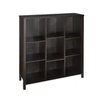 Closetmaid 1605800 Adjustable 9 Cube Storage Organizer Book Shelf, Black Walnut. Fixed Price $85.99.