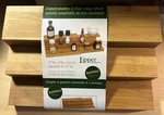 Lipper International Bamboo Expandable Step Shelf, Brown Spice Rack. Fixed Price $19.99.
