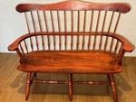 Euc Cherry Wooden Windsor Doll Bench Reproduction American Colonial Furniture. Fixed Price $69.99.