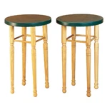 Waddell 27-3/4 In. Hardwood Table Early American Leg 2578. Fixed Price $12.19.
