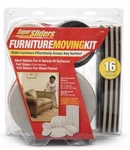 Supersliders Furniture Moving Kit 16 Pc Waxman Hard & Felt W/ Case. Fixed Price $13.59.