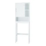 Elegant Home Fashions Wooden Over The Toilet Storage Cabinet Space Saver White. Fixed Price $127.99.