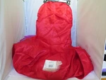 Red Satin Banquet Chair Covers By Linen Tablecloth Co. - Of 20 B17. Fixed Price $35.00.