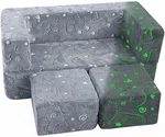 Memorecool Dinosaur Glow Foam Kids Play Couch Set, Gray Modular Sofa & Lounger ?. Fixed Price $138.42.