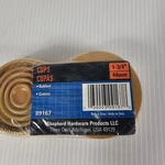 New Pack Shepherd Hardware Rubber Caster Cup Floor Protectors Tan 1-3/4. Fixed Price $11.12.