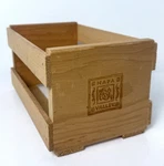 Napa Valley Box Company Storage Wood Crate Rack Media Game Holder 20 Cd 90S Vtg. Fixed Price $19.99.