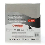 Brand New Con-tact Multipurpose Vinyl Covering, Clear Pvc, 54" X 108". Fixed Price $9.99.