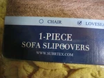 Subrtex Stretch Sofa Loveseat Slip Cover Light Khaki New. Fixed Price $33.44.