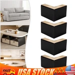5.9*5.9" Furniture Feet Sofa Couch Bed Risers Shaped Legs Set 4. Fixed Price $34.31.
